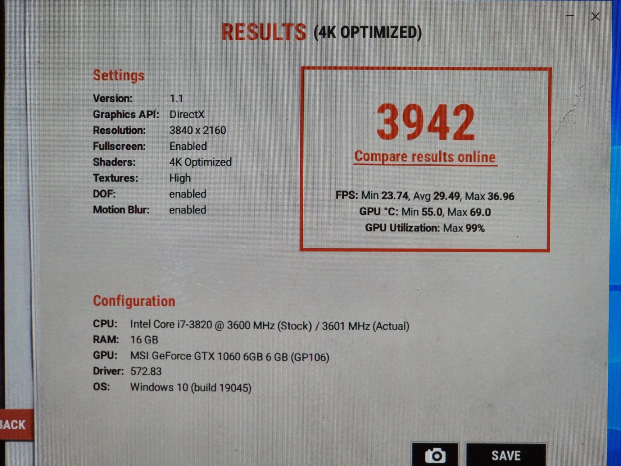 Геймърски компютър/i7 3820/16GB RAM/SSD-240+1TB/GTX 1060 6GB