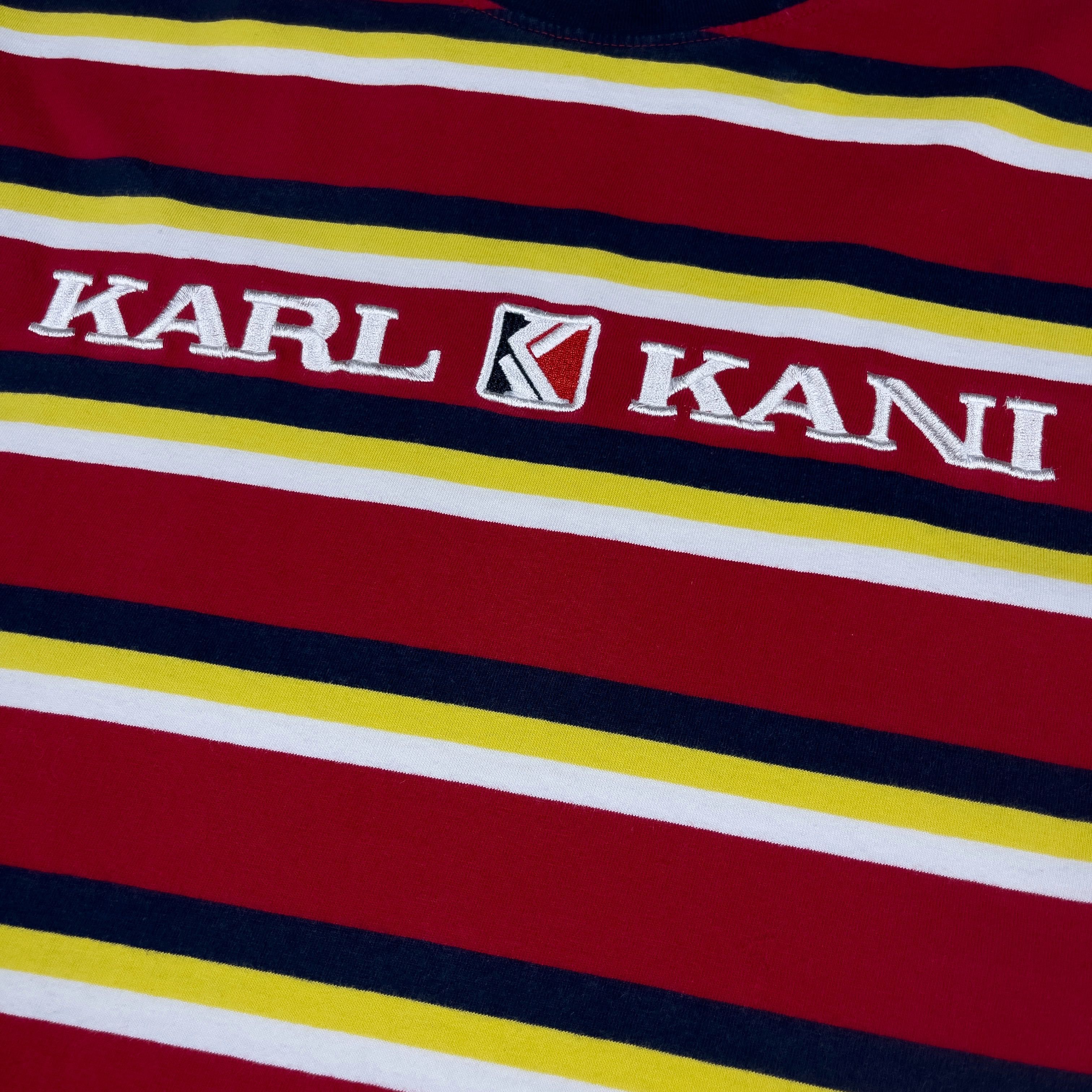 Мъжка тениска Karl Kani Retro Stripe Embroidery Logo T-Shirt