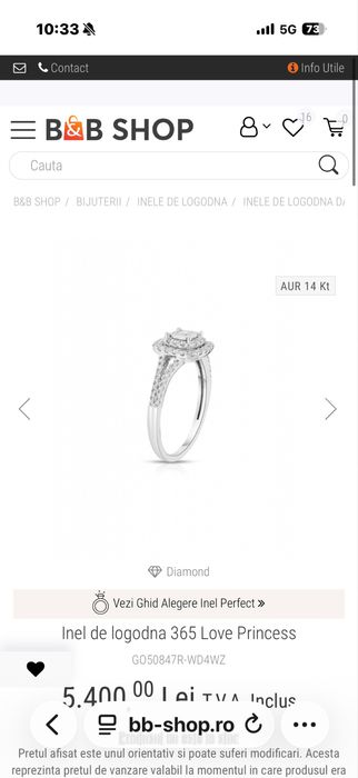 Inel de logodna 365 Love Princess