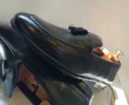 Pantofi loafer 43 premium tassel Walk London NOI piele naturala moale