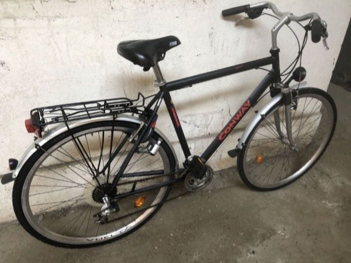 Bicicleta bărbătească CONWAY pe 28 cadru aluminiu echipata ful Shimano
