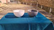 Lavoar rotund mic pentru baie serviciu 20 X 11,5