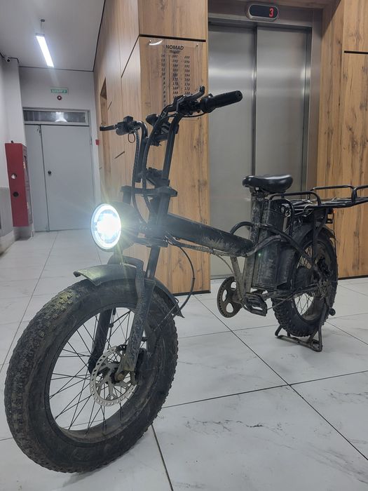 Электровелосипед электро велосипед Леопард Leopard 1000w 32ah на ходу