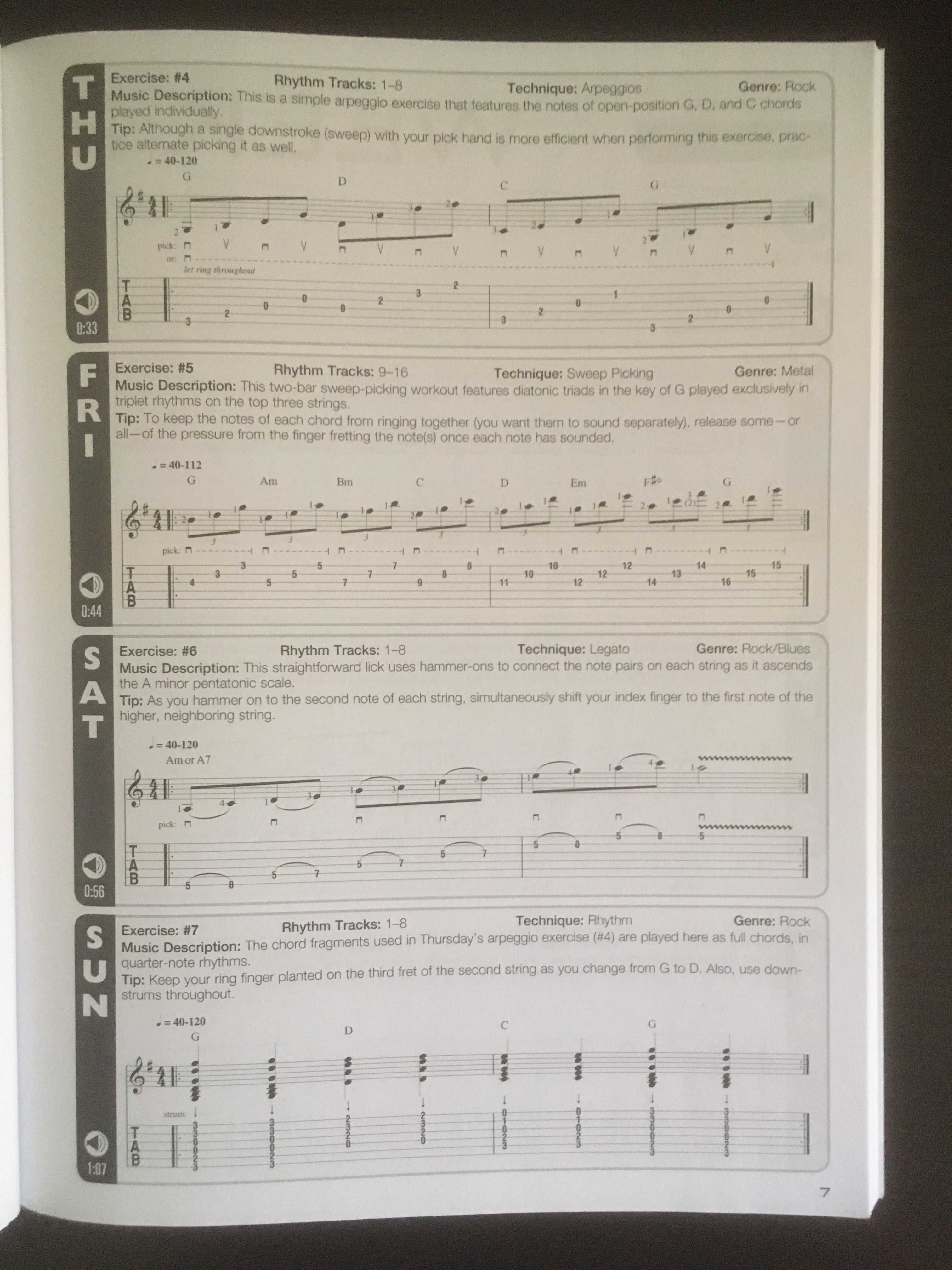 Книга за китара Guitar Aerobics