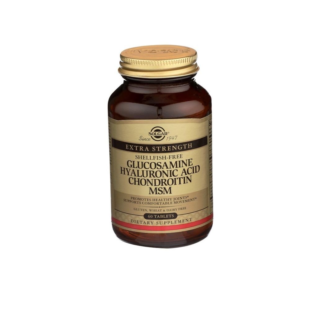 Solgar Glucosamine Hyaluronic Acid Chondroitin MSM