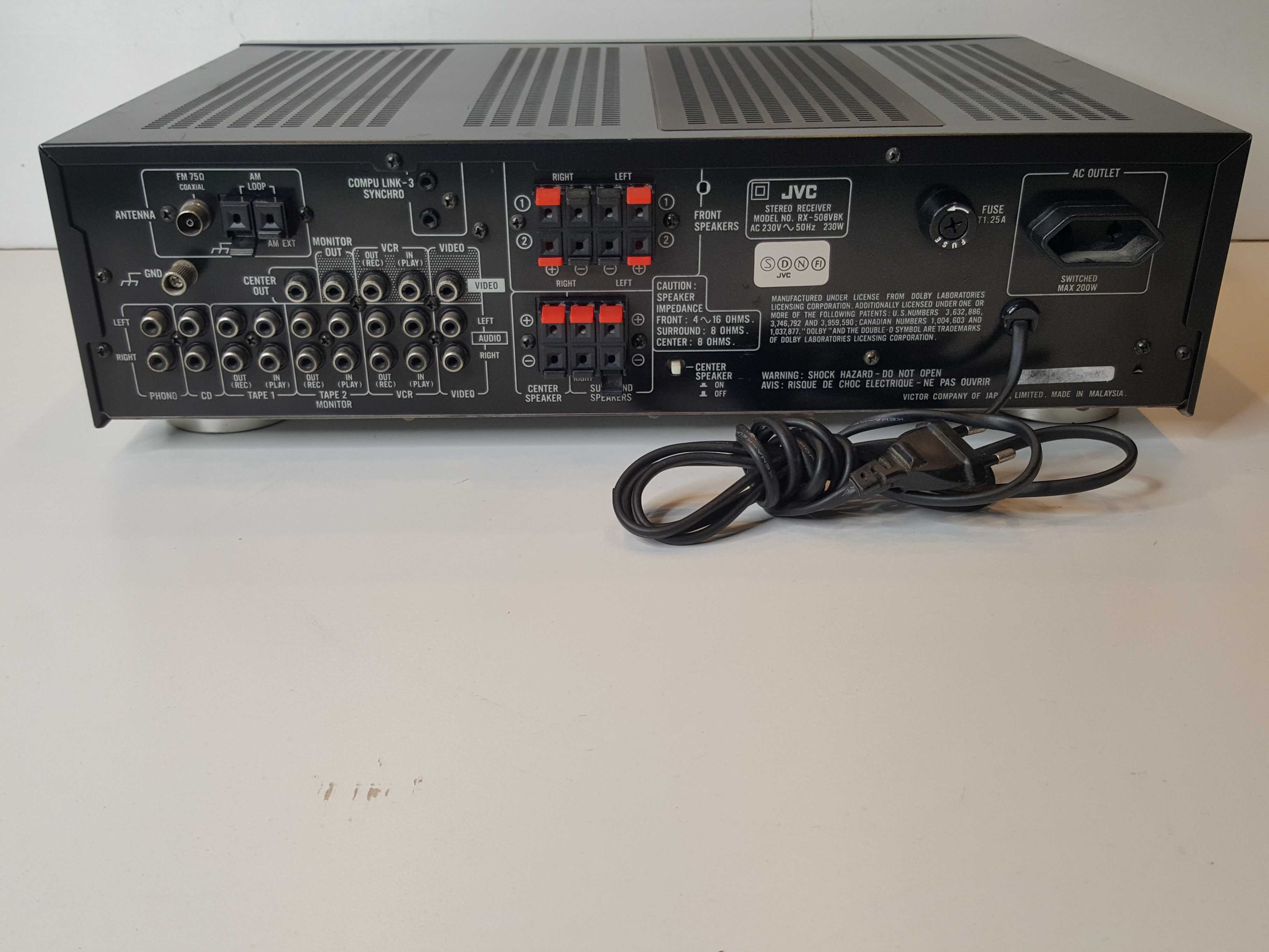 Vand amplificator JVC RX-508V