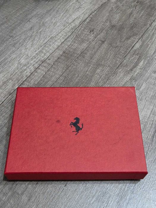 Portofel Original Ferrari, Piele Naturală (Grain Leather Cow), NOU!