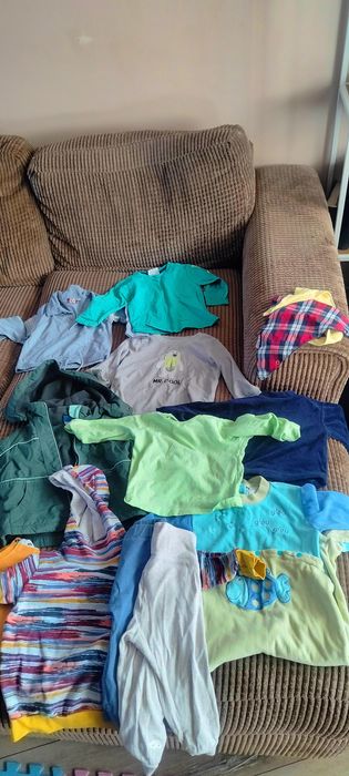 Лот есен зима дрешки за момче 80-86 размер