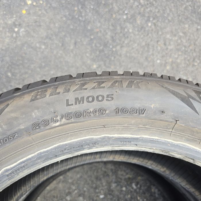 2x 235/50/19 M+S BRIDGESTONE 2020 Stare excelentă