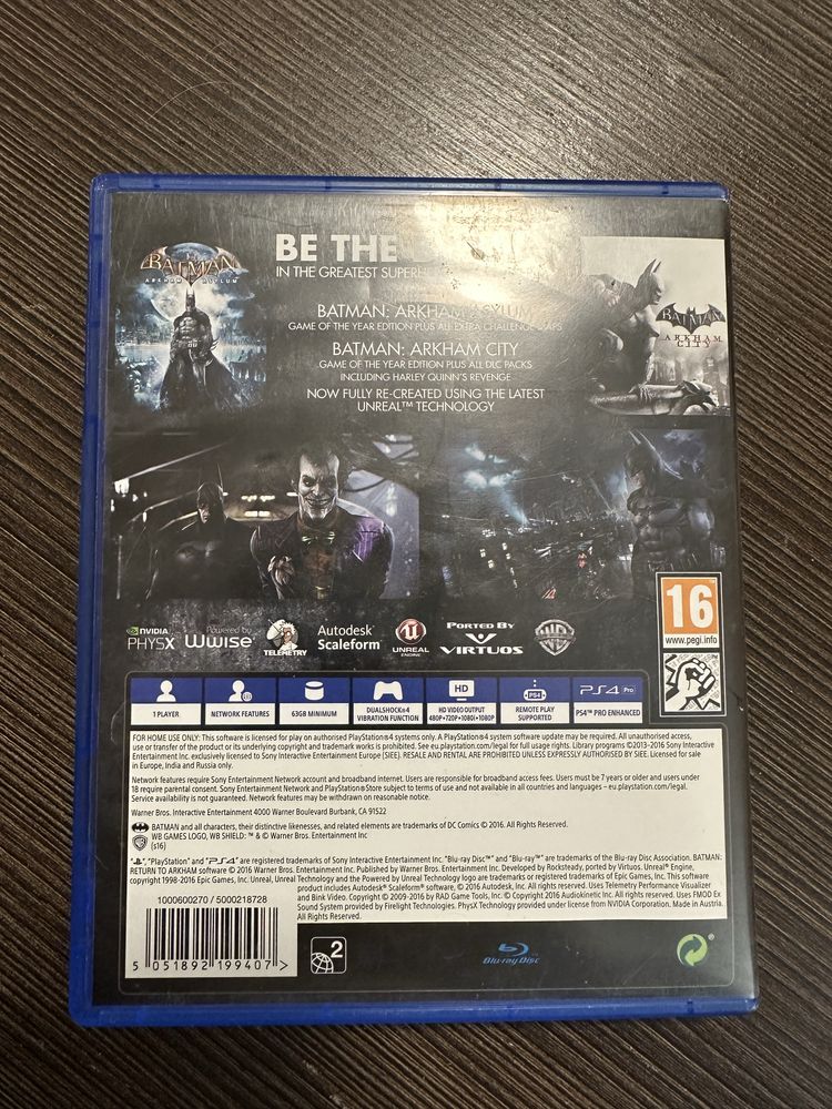Batman return to arkham