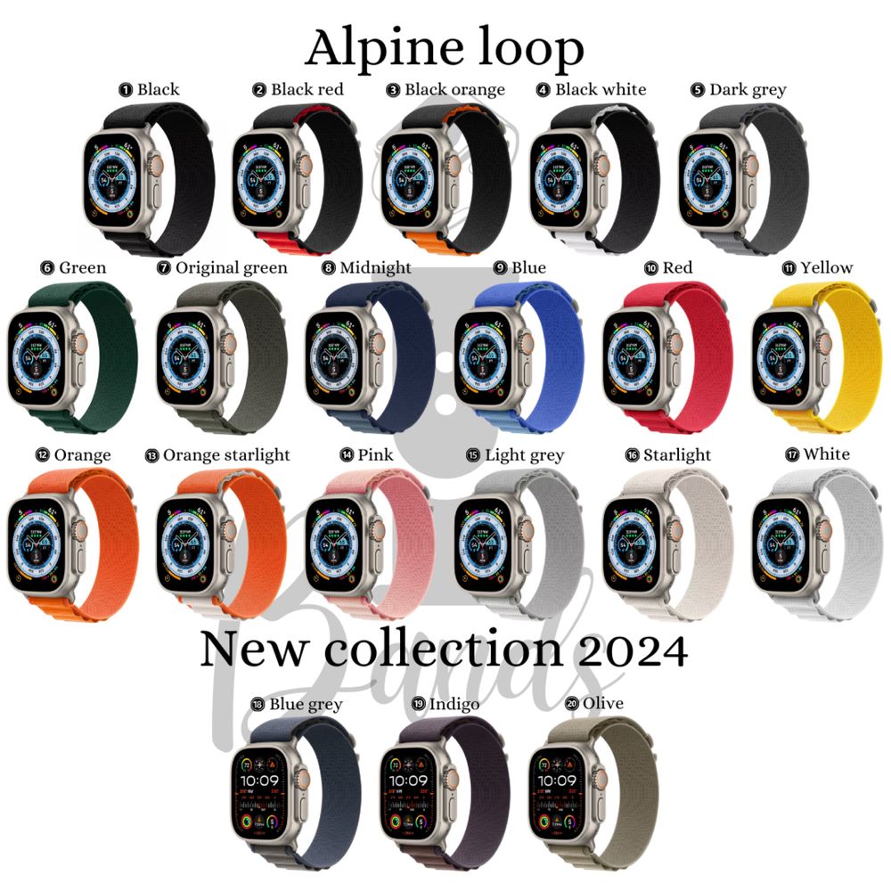 Текстилни каишки Alpine Loop за Apple Watch ULTRA/SE2/SE/8/7/6/5/4/3