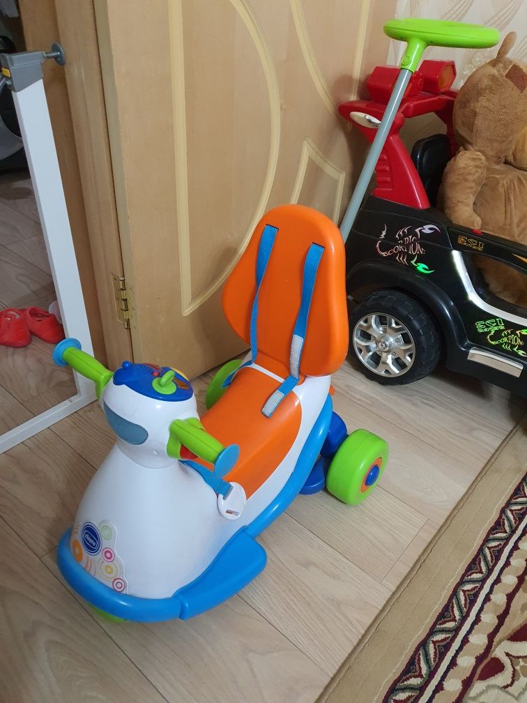 Детская машинка скутер, толокар chicco baby ride 4в1 (с 9 мес до 5 лет