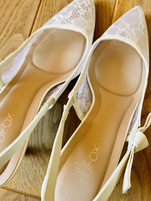Американски бели летни сватбени обувки 40-41