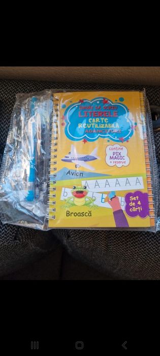 Set carti adancituri reutilizabile