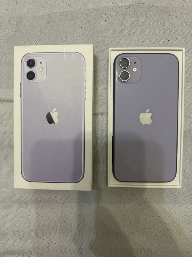 iPhone 11 фиолетового цвета