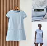 Официална рокля / гащеризон син ZARA