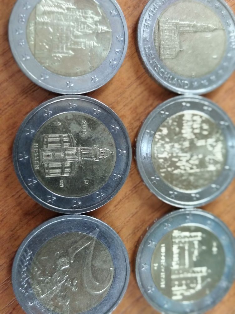 Монеты евро продам