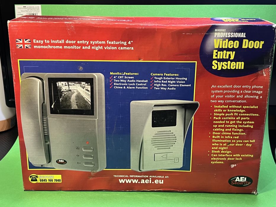 Звънец с камера + Телефон с монитор