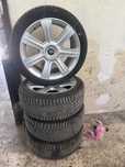 Vand jante bmw r 17 ,5x120 cu anvelope iarna 225/45 r17