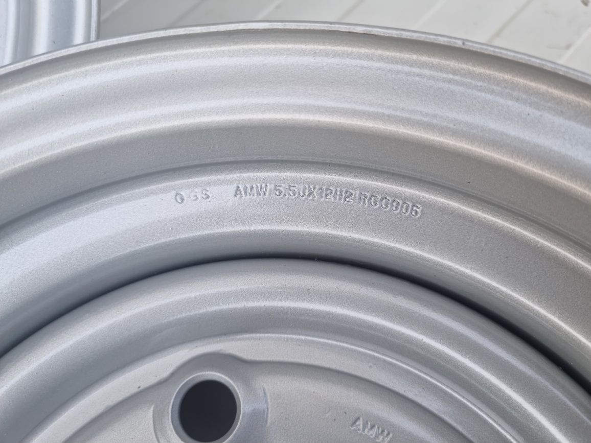 Jante otel 5.5J x 12 (185/60 R12C 195/60 R12C) in 5 prezoane