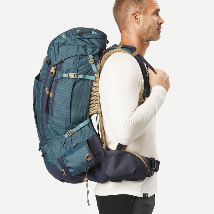 Rucsac Trekking la munte cu husă ploaie - produs resigilat Decathlon