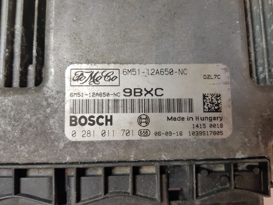 ECU Calculator motor Ford Focus 1.6 TDCi 6M51-12A650-NC EDC 16C34-2.30
