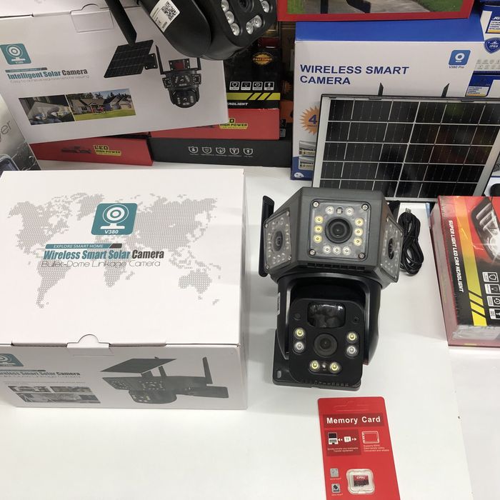 Camera Supraveghere 6k Solara 4G Video Color Max V380 Pro IP66 Sd-64gb