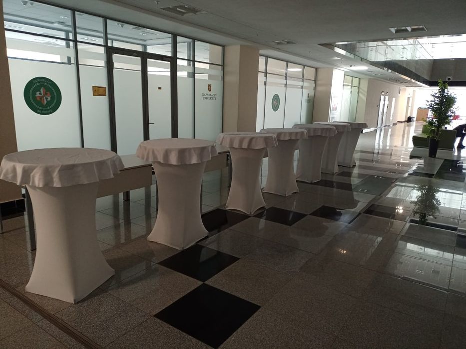 Аренда коктейльных столов, аренда фуршетных столов, мармиты, бойлер,