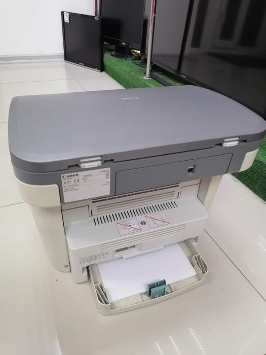 Принтер 3в1 черно белый canon