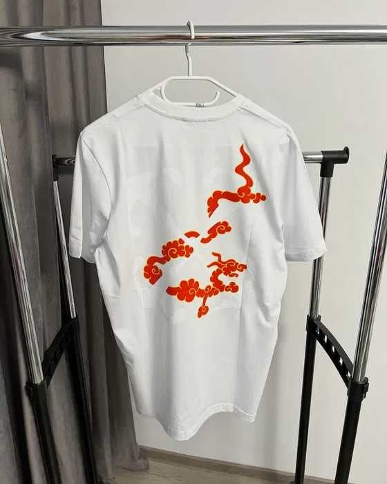 Off white тениска в бяло | маркова тениска бяла памучна