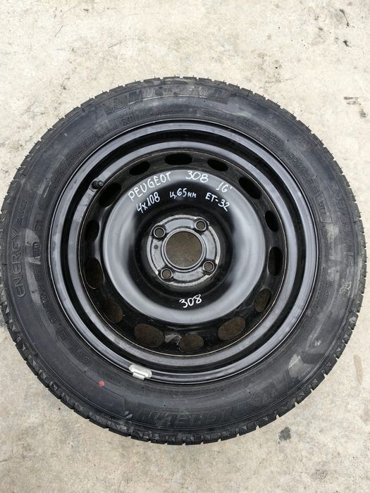 Резервна гума с Джанта Peugeot, Citroen 16 цола 4х108