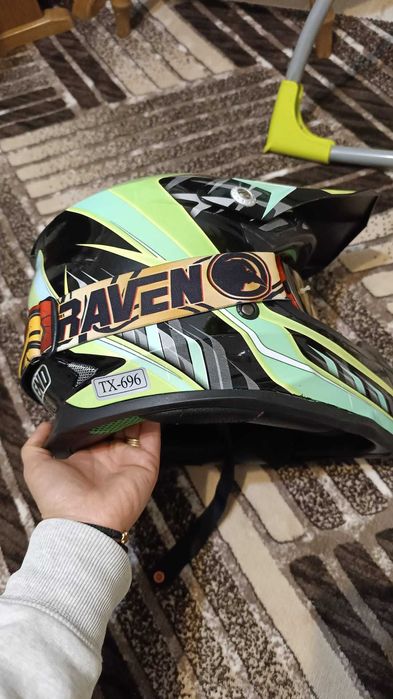 Casca motocros si ochelari