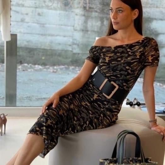Patrizia pepe камуфлажна рокля
