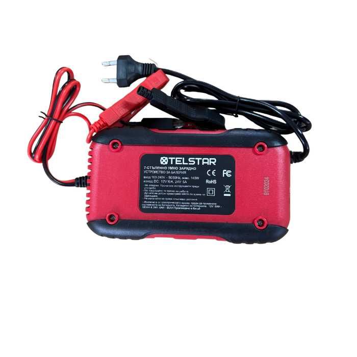 Смарт зарядно Батери Доктор TELSTAR – 12V-24V/ 6AH-180AH 5А-10А