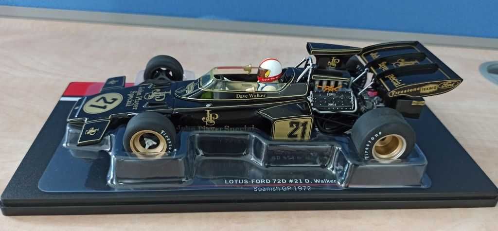 Macheta Lotus Ford 72D D. Walker Formula 1 1972 - MCG 1/18 F1