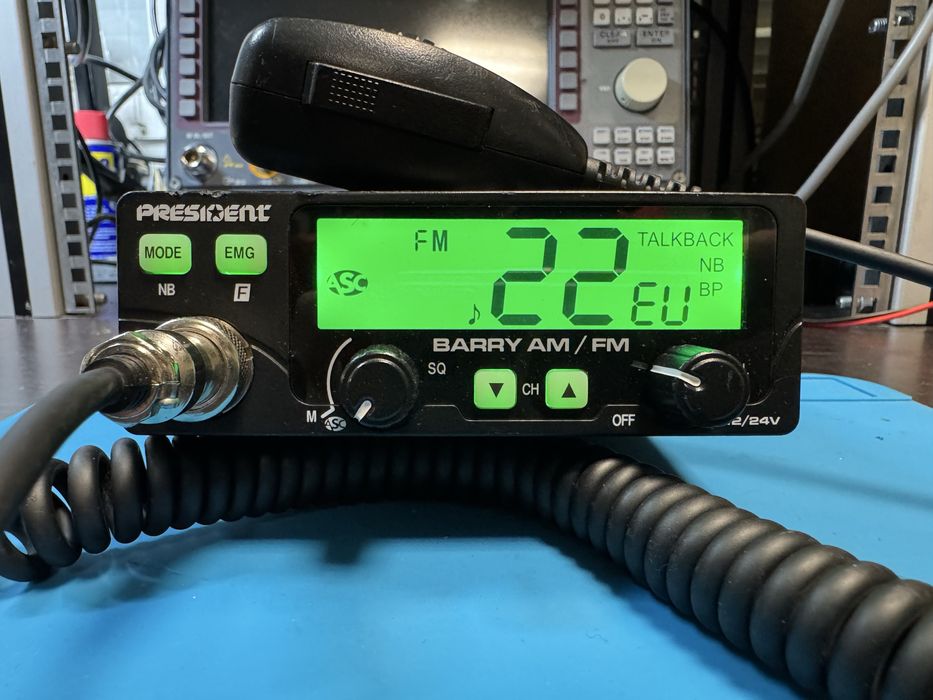 Statie radio CB President Barry ASC 12/24V revizii la zi