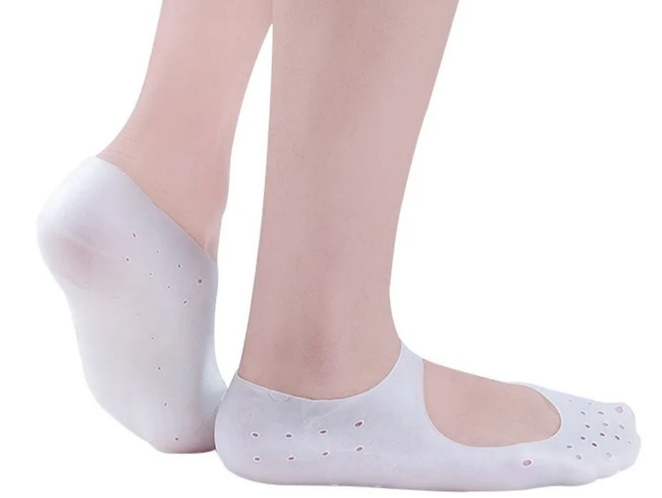 Силикон носки пятка для трещин ступен