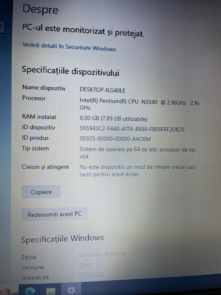 Laptop HP 15 8GB Ram SSD Rapid