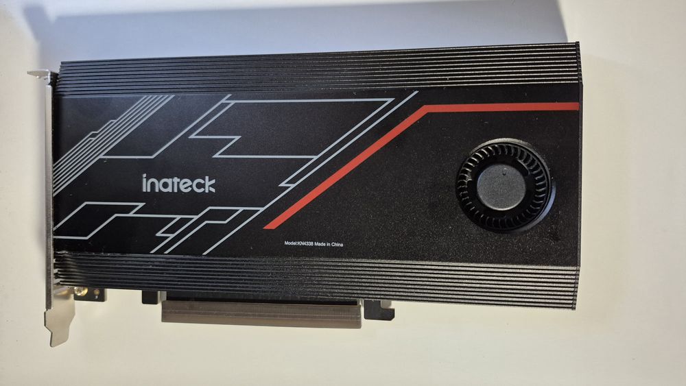 Inateck PCIe x16 to M.2 Card, 4 NVMe SSD