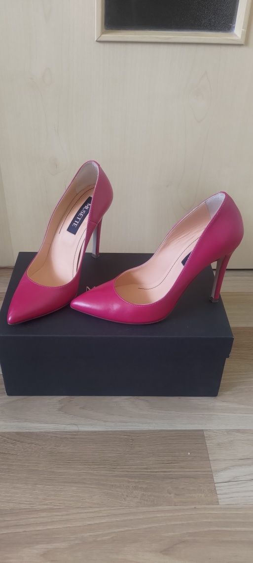 Pantofi piele Musette fuxia