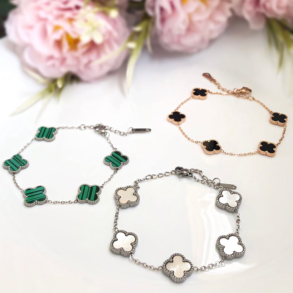 Гривни Van Cleef детелини, Гривна Alhambra детелина от стомана