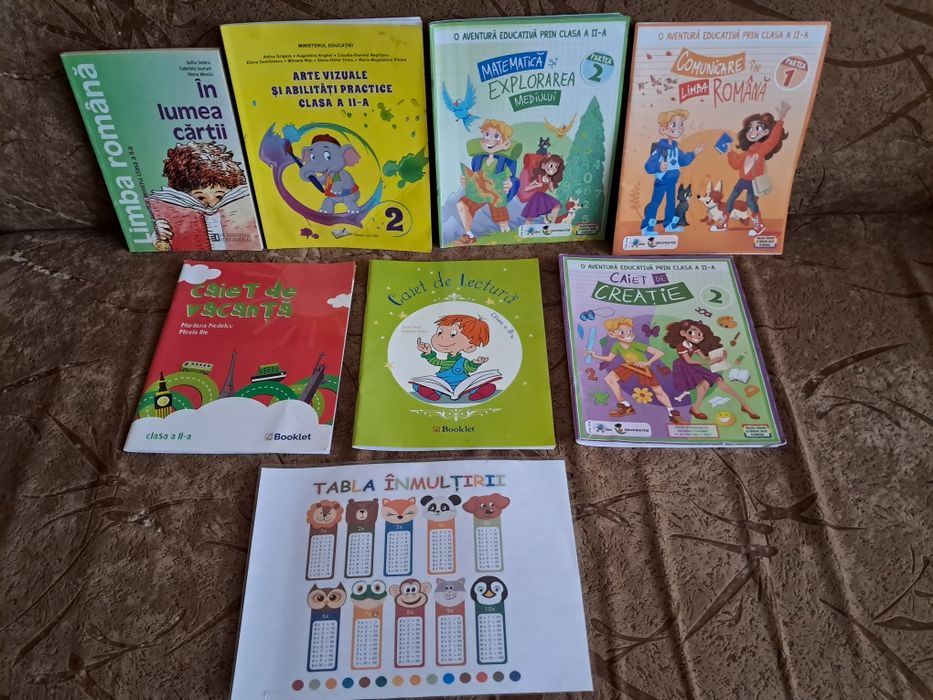 Manuale si carti/caiete de lucru, clasa a 2-a