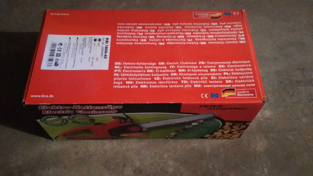 Електрически верижен трион Ikra Mogatec KSI 1800 W