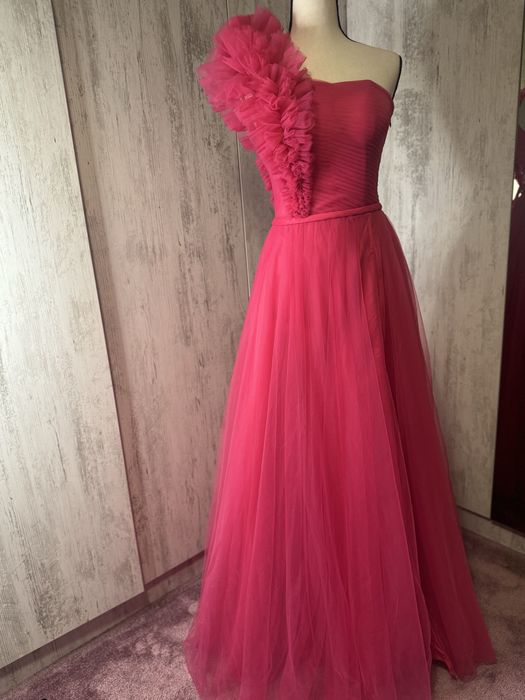 Rochie fuchsia elegantă – mărimea S – Nouă