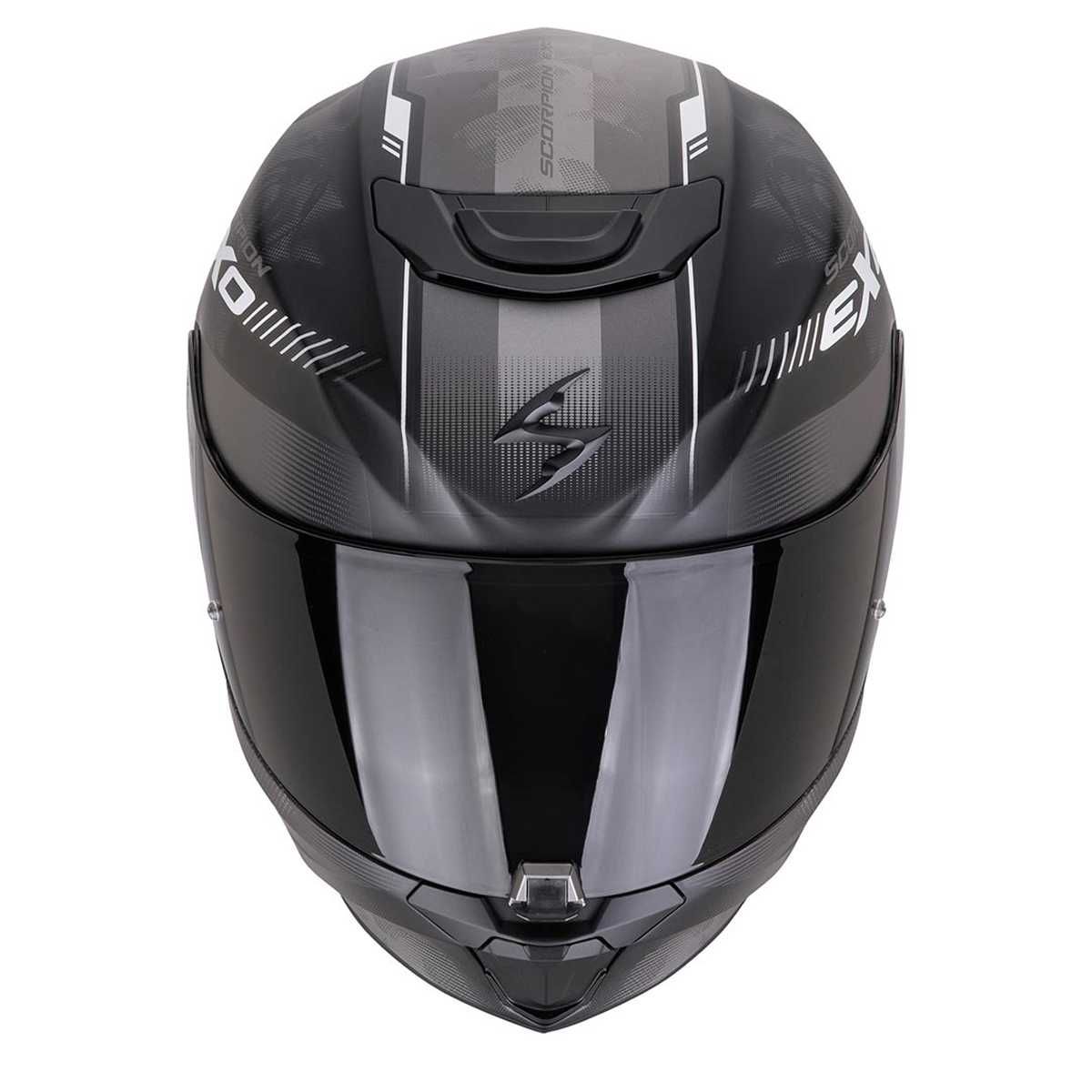 Каска SCORPION EXO 391 Ava Mat/Black/Silver Размер L