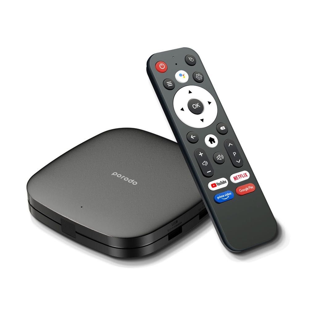 Porodo Android TV Box 4K Smart tv box-смарт тв