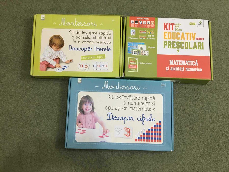 kit de invatare rapida Montessori, editura Gama
