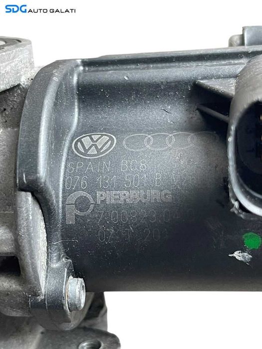 Supapa Recirculare Gaze Evacuare Valva EGR Volkswagen Crafter 2.5 TDI BJJ BJK BJL BJM CEBA CEBB CECA CECB 2006 - 2016 Cod 076131501A 076131501B [X4192]