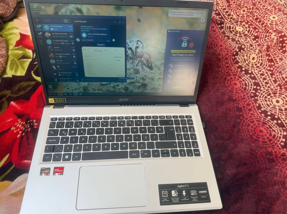 Srochna sotiladi! Acer Aspire 3 — Yangi holatda, arzon narxda
