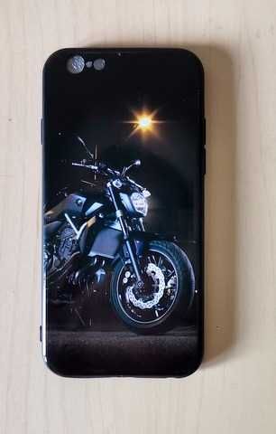 Husa  telefon neagra Iphone 6 6S moto noua